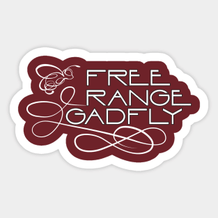 Free Range GADFLY Sticker